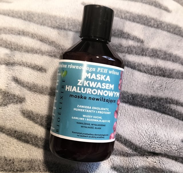 Bioélixire professional, Maska do włosów, Arganowa, Nawilżająca, Z kwasem hialuronowym