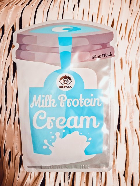 Dr. Mola Maska do twarzy w płacie, Milk Protein Cream