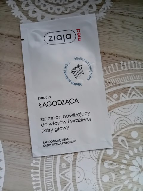 Ziaja Med, Kuracja łagodząca, Szampon do włosów, Nawilżający 
