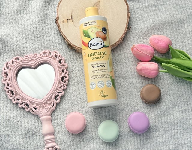 Balea Szampon do włosów, Natural Beauty, Olej z awokado i masło mango