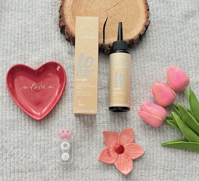 OnlyBio Hair In Balance, Toner do włosów, Banofee, Nadający złocisty odcień kalifornijskiego blondu