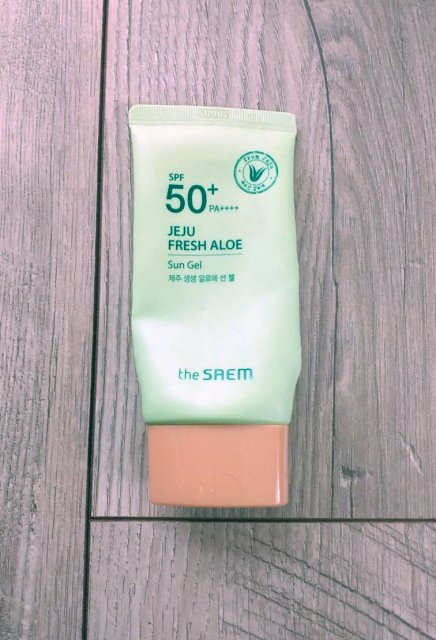 The Saem Żel do twarzy, Jeju Fresh Aloe Sun Gel SPF 50+