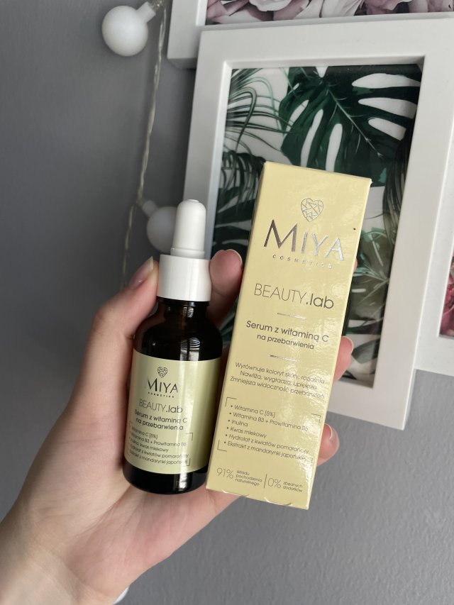Miya Cosmetics Beauty lab, Serum do twarzy na przebarwienia, Witamina C