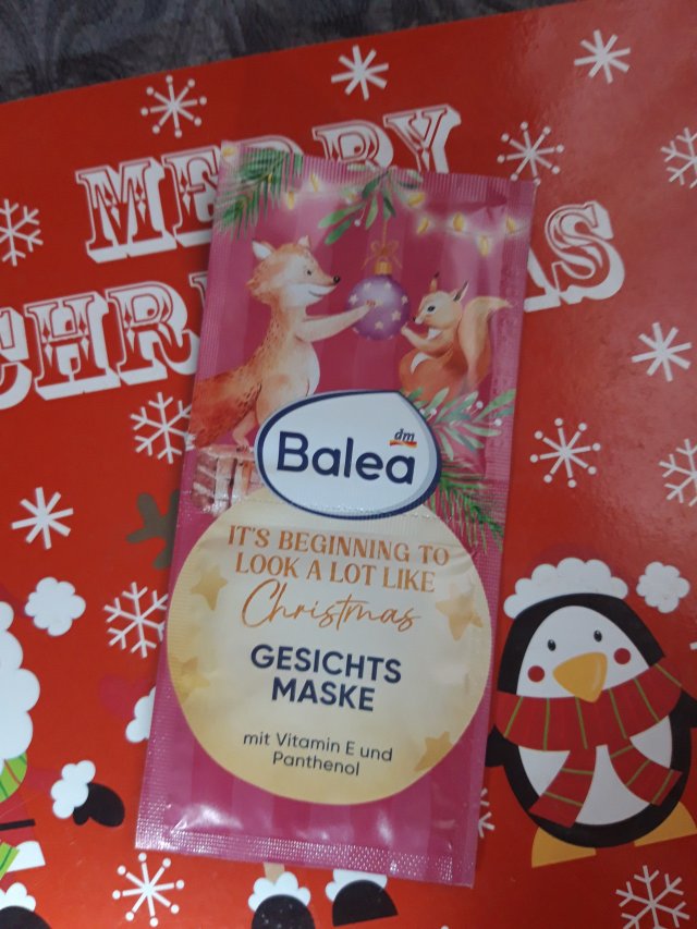 Balea Maseczka do twarzy, Kremowa, Witamine E i Panthenol, It's Beginning To Look A Lot Like Christmas 