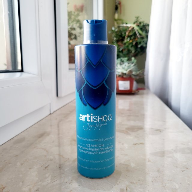 Artishoq Szampon do włosów, Kremowa kąpiel do włosów wymagających nawilżenia