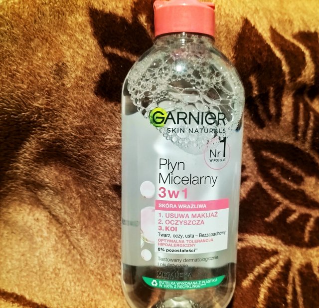 Garnier Płyn micelarny 3w1, skóra wrażliwa 