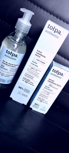 Tołpa Authentic, Serum do twarzy, Nawilżona skóra, Skwalan, olej z baobabu