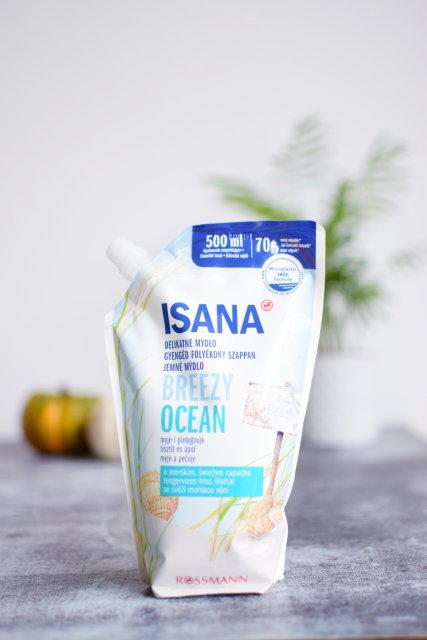 Isana Mydło do rąk, Breezy Ocean, o morskim, świeżym zapachu