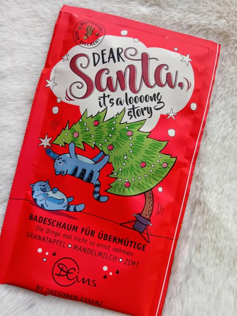 Dresdner Essenz Sól do kąpieli, Dear Santa, it's a loooong story