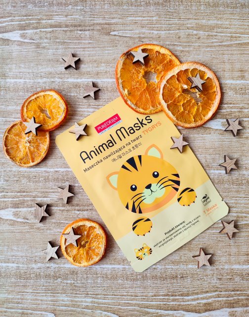 Maseczka do twarzy tygrys 