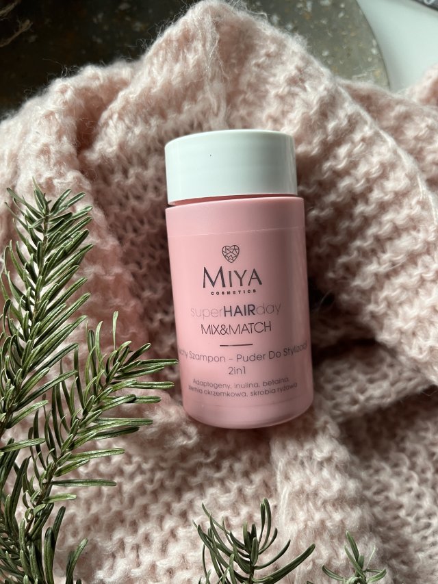 Miya Cosmetics superHAIRday, Suchy szampon-puder do stylizacji, 2in1