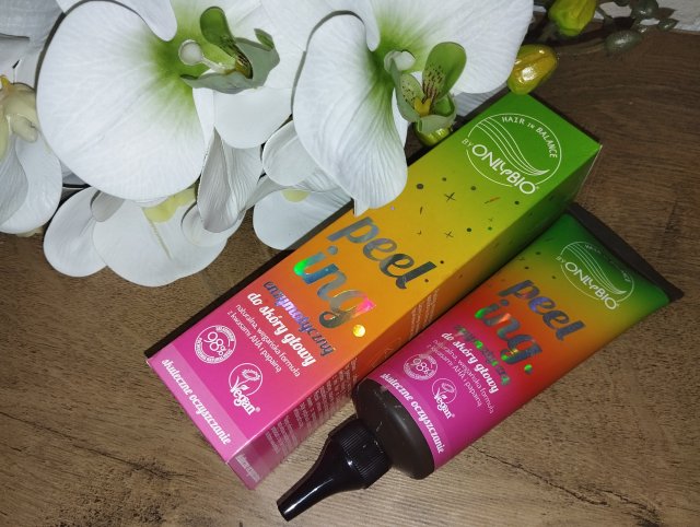 OnlyBio Hair in Balance, Peeling enzymatyczny do skóry głowy, Kwasy AHA i papaina