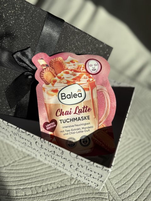 Balea Maseczka do twarzy w płacie, Chai Latte