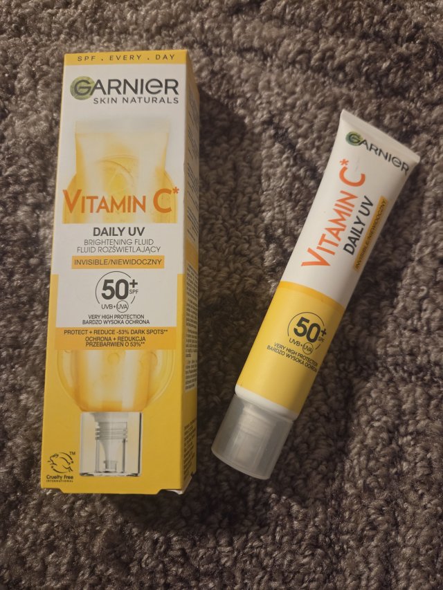 Garnier Skin Naturals, Vitamin C, Fluid rozświetlający, Invisible