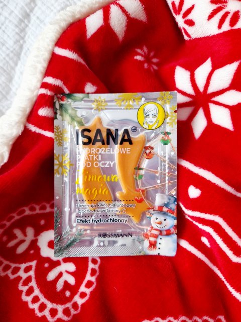 Isana Płatki pod oczy, Hydrożelowe, Zimowa magia, Kwas hialuronowy i witamina C 