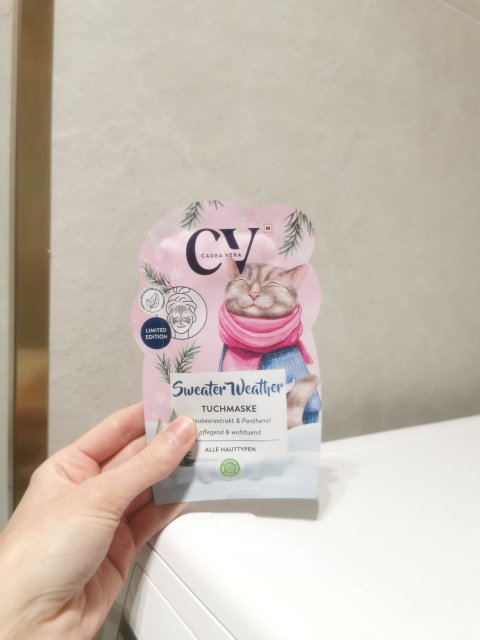 CV CadeaVera Maseczka do twarzy w płacie, Sweater Weather