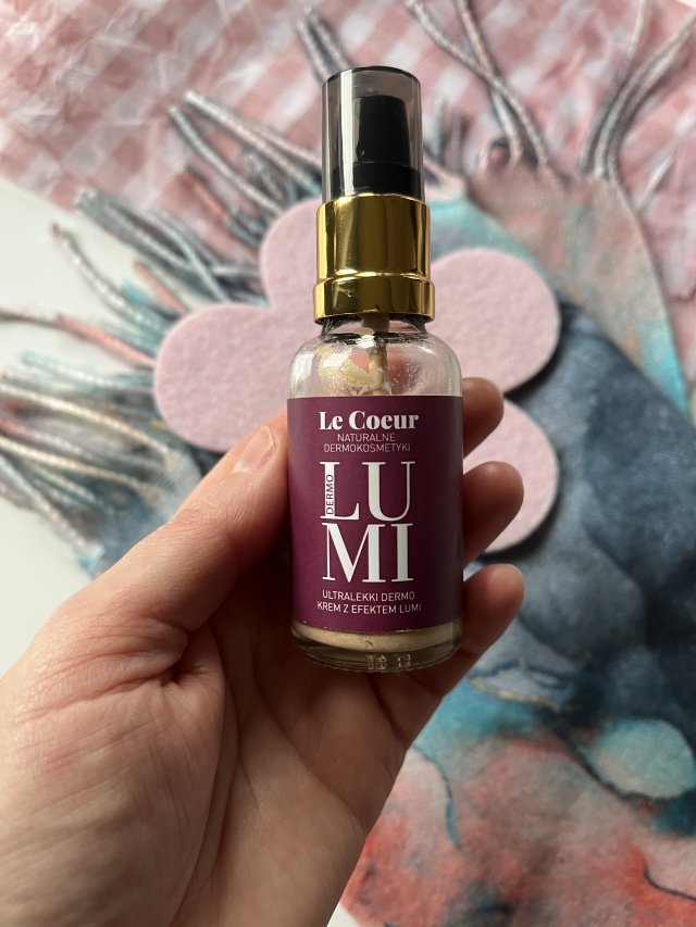 Le Coeur Dermokrem do twarzy, Ultralekki, Z efektem lumi 
