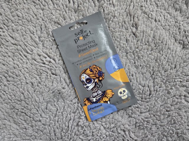 Selfie Project Maska do twarzy w płacie, Na tkaninie, #SweetDevil, Protecting Sheet Mask 