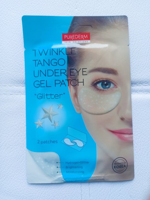 Purederm Płatki pod oczy, Przeciwzmarszczkowe, Twinkle Tango, Under Eye Gel Catch, Glitter