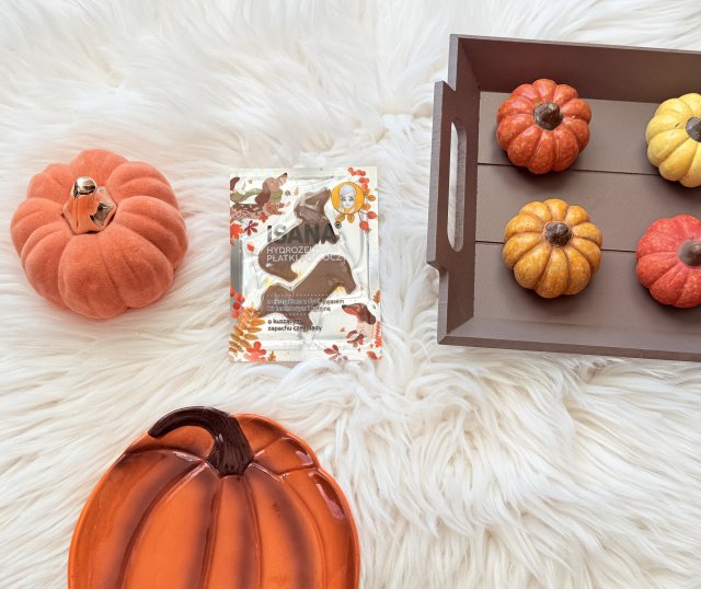 Isana Płatki pod oczy, Hydrożelowe, You are Beauti-Fall, Z ekstraktem z dyni, kwasem hialuronowym i kofeiną, O kuszącym zapachu czekolady 