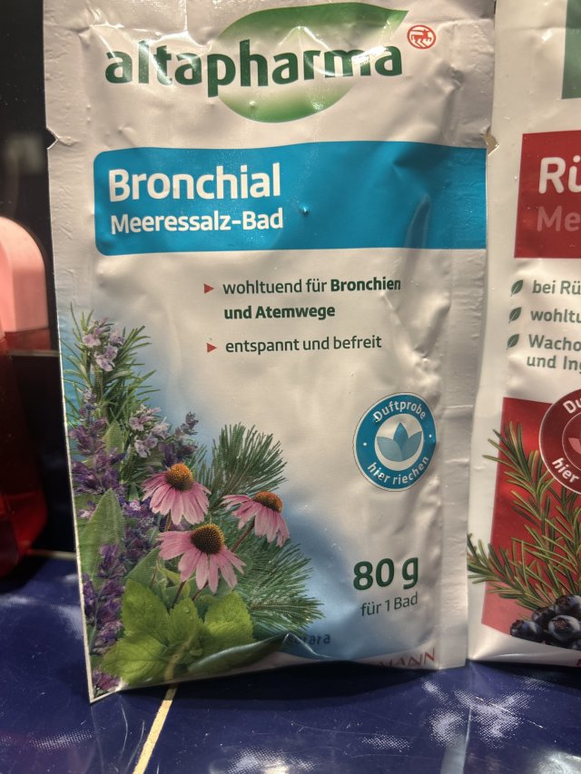 Altapharma Sól do kąpieli. Rozgrzewająca 