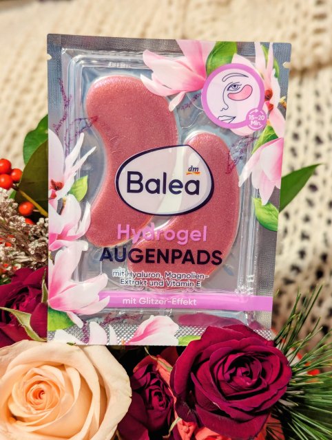 Balea Płatki pod oczy, Hydrożelowe, Hyaluron, Magnolien-Extrakt & Vitamin E