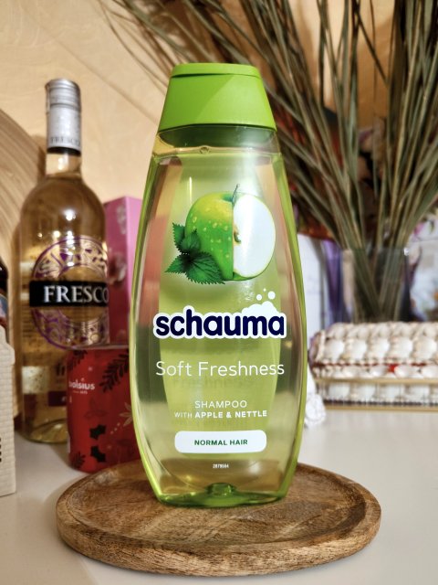 Schwarzkopf Schauma, Szampon do włosów, Soft Freshness, Jabłko i ekstrakt z pokrzywy, Włosy normalne