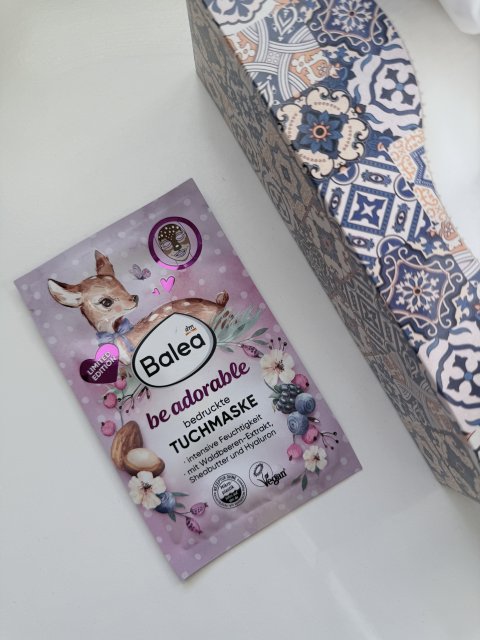 Balea Maseczka do twarzy w płacie, Be Adorable