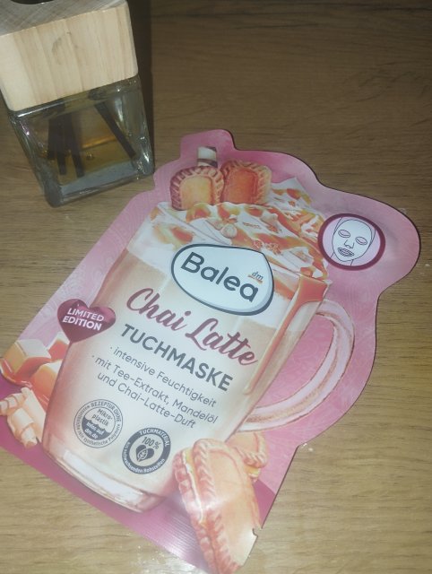 Balea Maseczka do twarzy w płacie, Chai Latte