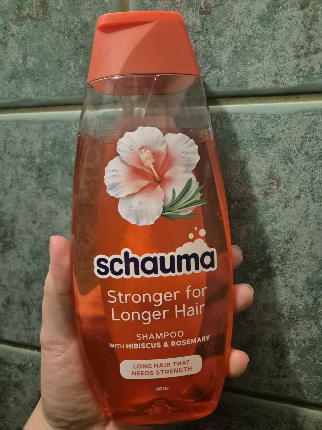 Schwarzkopf Schauma Stronger for Longer Hair Szampon do włosów długich, z hibiskusem i rozmarynem