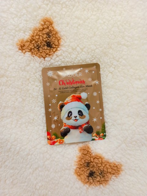Sadoer Płatki pod oczy, Christmas, 24k Collagen Eye Mask