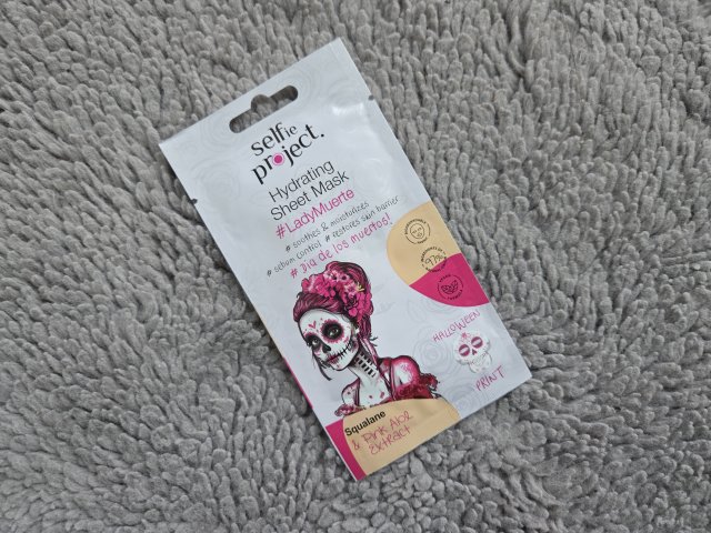 Selfie Project Maska do twarzy w płacie, Na tkaninie, Hydrating, #ladyMuerte
