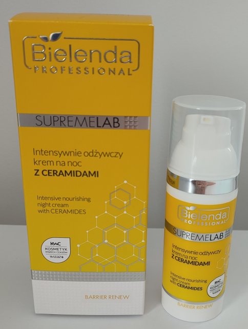 Bielenda Professional, Supremelab, Barrier Renew, Krem do twarzy, Intensywnie odżywczy, Na noc, Z ceramidami