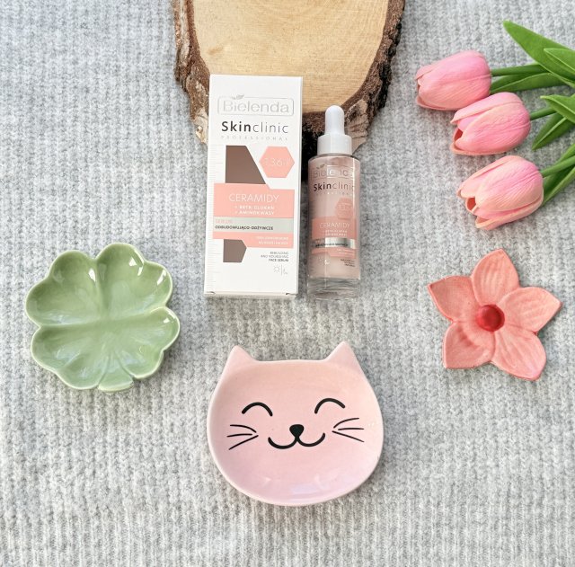 Bielenda Skin clinic professional, Serum do twarzy, Ceramidy, Odbudowująco-odżywcze, Na dzień i na noc