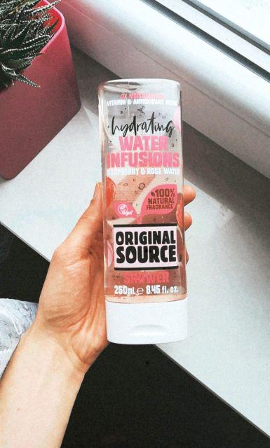 Original Source Żel pod prysznic, Raspberry & Rose Water