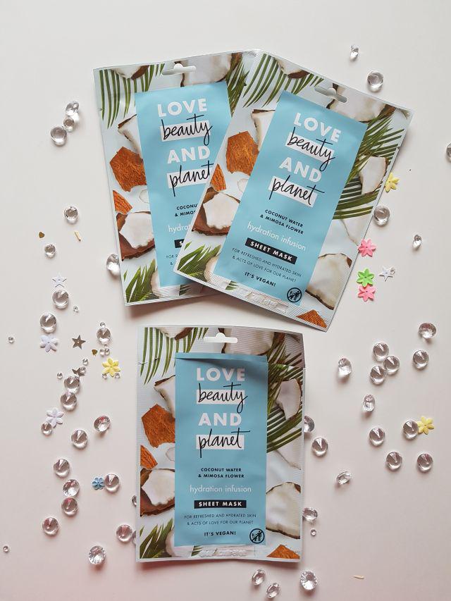 Love Beauty and Planet Maseczka do twarzy, Coconut Water & Mimosa Flower, Hydration Infusion