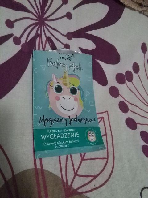 NIUQI Maska na tkaninie, Fantasy Mask, Wygładzenie, Magiczny Jednorożec