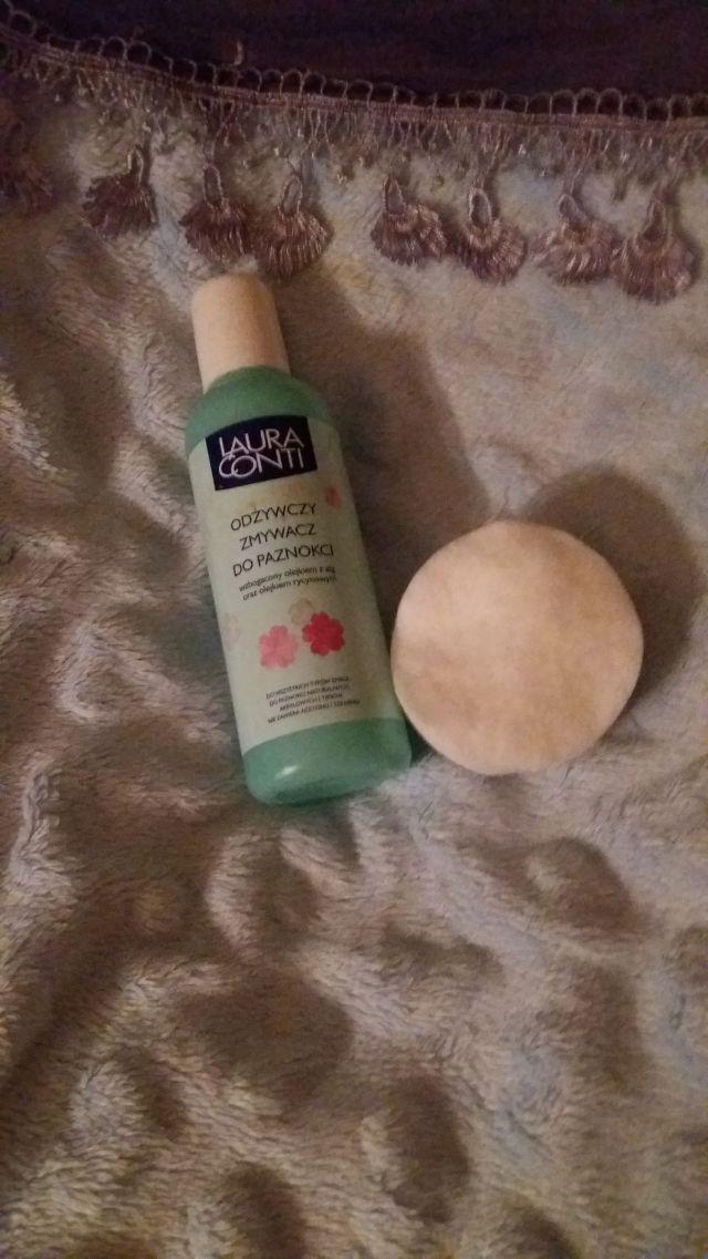 Laura Conti Zmywacz do paznokci, Odżywczy, Z olejkiem z alg i olejkiem rycynowym