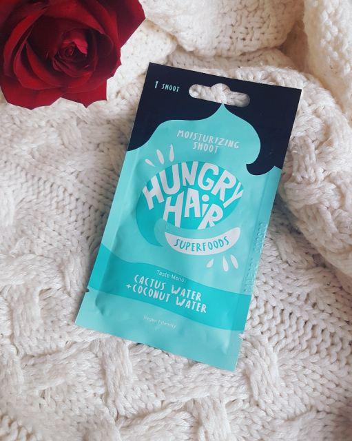 Hungry Hair Superfoods, Maska do włosów, Woda kaktusowa i woda kokosowa