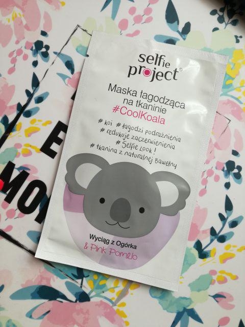 Selfie Project Maska do twarzy w płacie, Na tkaninie, #CoolKoala