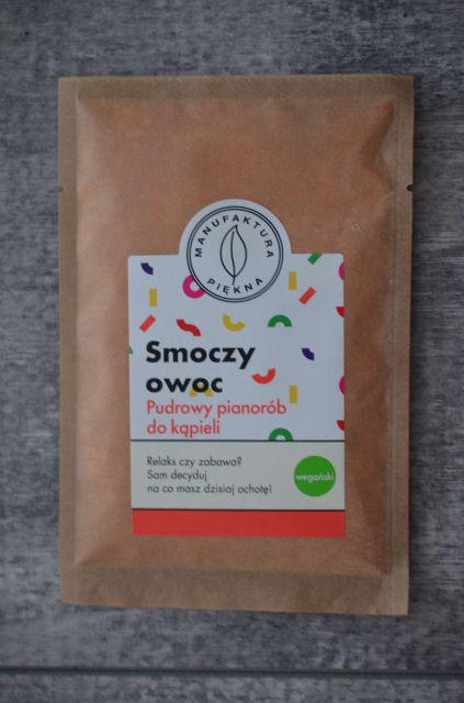 Manufaktura piękna Pudrowy pianorób do kąpieli, Smoczy owoc