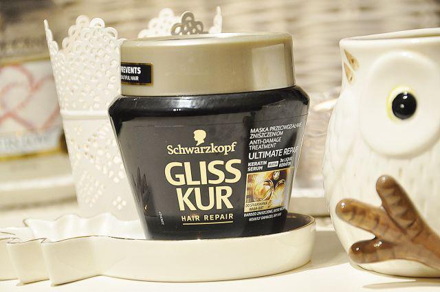 Schwarzkopf Gliss Kur, Ultimate Repair, Ekspresowa maska do włosów, Regeneracja ekstremalnych zniszczeń, Włosy bardzo zniszczone i suche