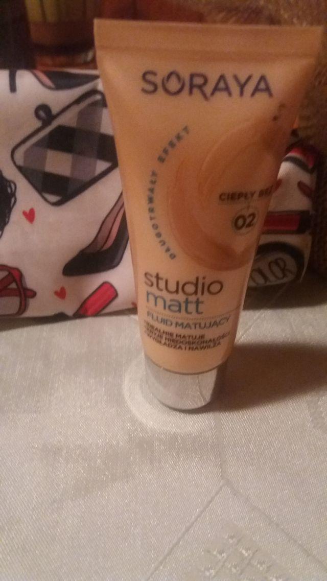 Soraya  Studio Matt, podkład matujący, nr 02 ciepły beż