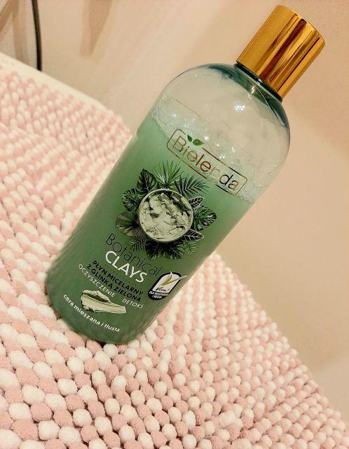 Bielenda Botanical Clays, Płyn micelarny do twarzy, Wegański, Z glinką zieloną 