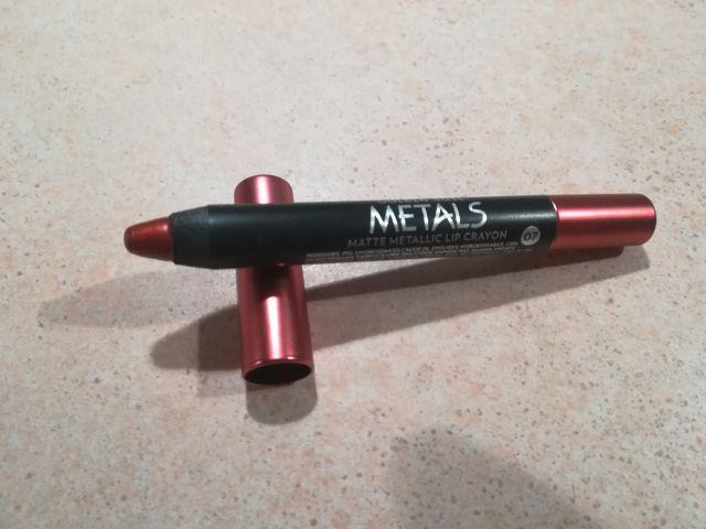 Golden Rose Metals, Matte Metallic Lip Crayon, Pomadka w kredce, nr 07