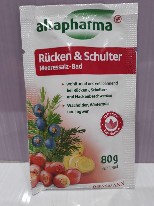 Altapharma Sól do kąpieli, Morska, Rozgrzewająca