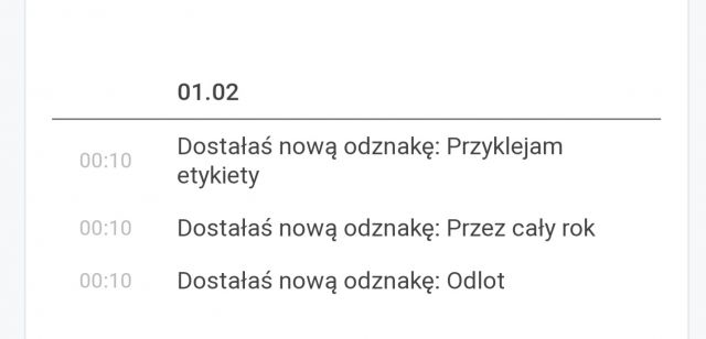 Odznaki DC lista