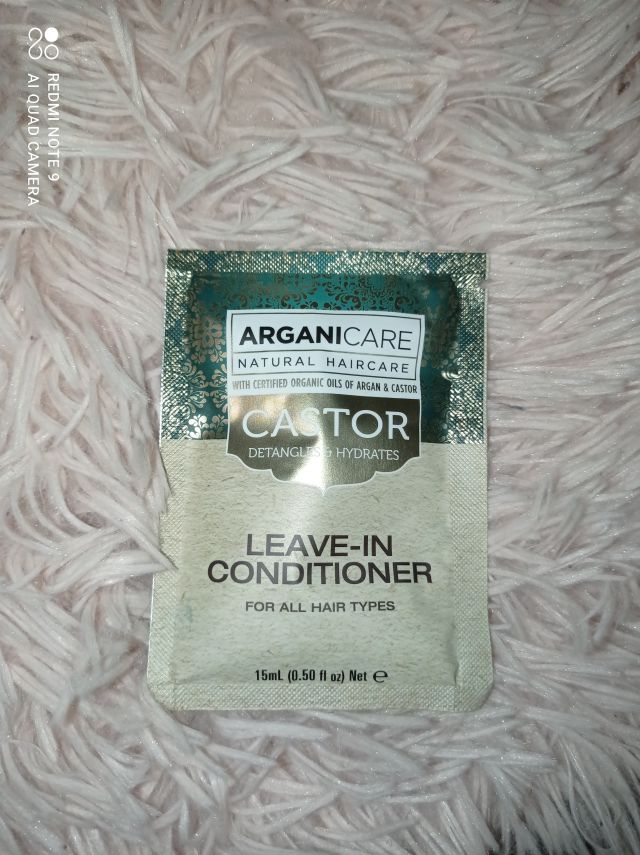 Arganicare Castor, Odżywka do włosów, Ultra-nawilżająca, Detangles & Hydrates