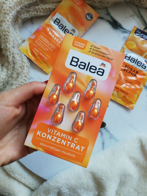 Balea Kapsułki do twarzy, Vitamin C