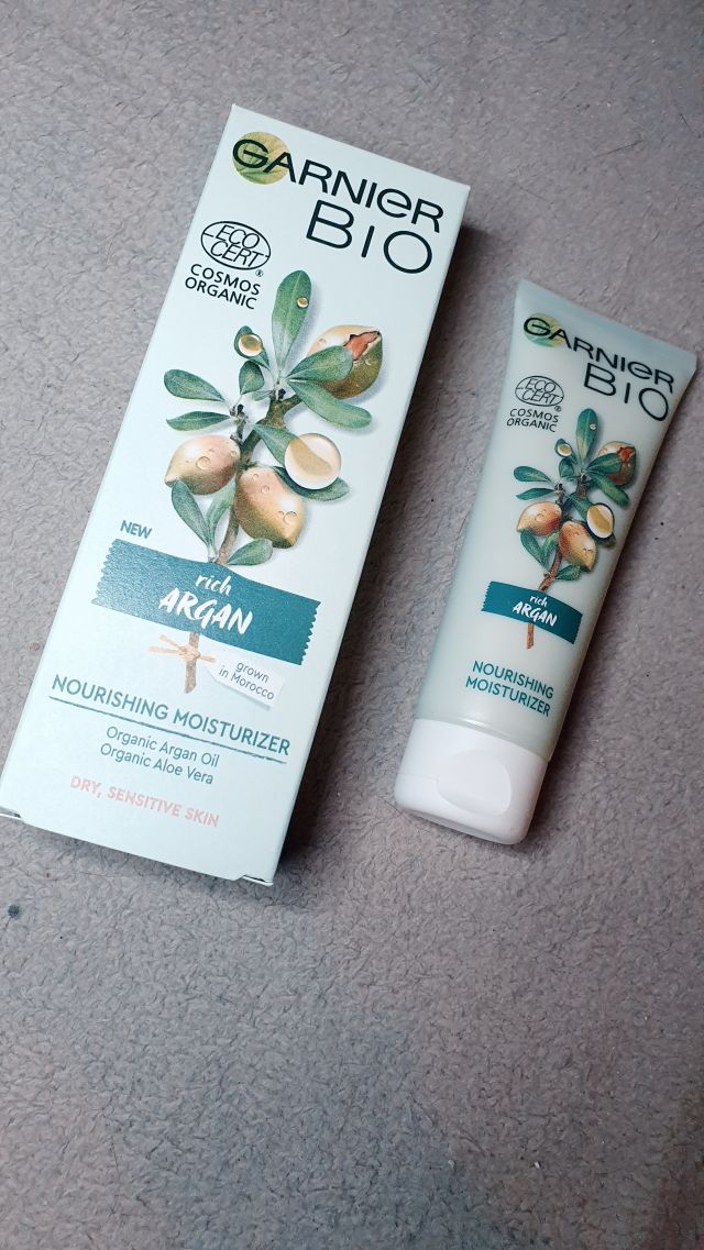 Garnier BIO, Odżywczy krem nawilżający z arganem